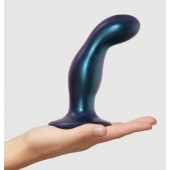 Темно-синяя насадка Strap-On-Me Dildo Plug Snaky size M - Strap-on-me - купить с доставкой в Тольятти