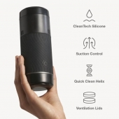 Черный мастурбатор с контролем всасывания Arcwave Pow Stroker - Arcwave - в Тольятти купить с доставкой