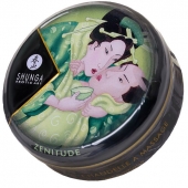 Массажная свеча Exotic Green Tea с ароматом зелёного чая - 30 мл. - Shunga - купить с доставкой в Тольятти