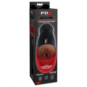 Коричневый мастурбатор-вагина с вибрацией Fuck-O-Matic 2 - Pipedream - в Тольятти купить с доставкой