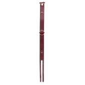 Бордовый ремень Halo Waist Belt - размер L-XL - Shots Media BV - купить с доставкой в Тольятти