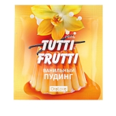 Пробник гель-смазки Tutti-frutti со вкусом ванильного пудинга - 4 гр. - Биоритм - купить с доставкой в Тольятти