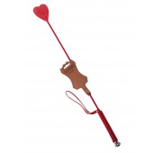 Стек с красным наконечником-сердечком - 70 см. - Sitabella - купить с доставкой в Тольятти