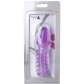 Фиолетовая насадка, удлиняющая половой член - 13,5 см. - Toyfa Basic - в Тольятти купить с доставкой
