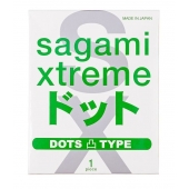 Презерватив Sagami Xtreme Type-E с точками - 1 шт. - Sagami - купить с доставкой в Тольятти