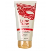 Интимный гель на водной основе Lube Tube Hot с разогревающим эффектом - 150 мл. - ORGIE - купить с доставкой в Тольятти
