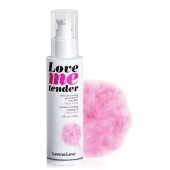 Съедобное согревающее массажное масло Love Me Tender Cotton Candy с ароматом сладкой ваты - 100 мл. - Love to Love - купить с доставкой в Тольятти