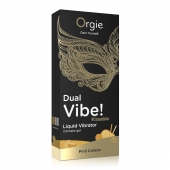Съедобный гель Dual Vibe Pina Colada с эффектом вибрации и вкусом коктейля пина колада - 15 мл. - ORGIE - купить с доставкой в Тольятти