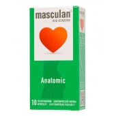 Презервативы анатомической формы Masculan Anatomic - 10 шт. - Masculan - купить с доставкой в Тольятти