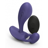 Темно-синий вибромассажер Witty P G Vibrator with Remote Control - Love to Love - в Тольятти купить с доставкой