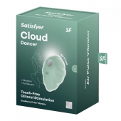 Мятный вакуум-волновой клиторальный вибростимулятор Cloud Dancer - Satisfyer