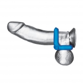 Комплект из 2 эрекционных колец-восьмерок 2-Pack Duo Cock And Ball Stamina Enhancement Ring - BlueLine - в Тольятти купить с доставкой