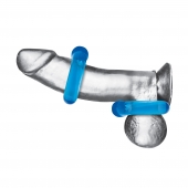 Комплект из двух колец для пениса 2-Pack Ultra-Stretch Stamina Endurance Ring - BlueLine - в Тольятти купить с доставкой