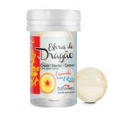 Интимный гель Esferas do Dragao Hot Ball с охлаждающе-разогревающим эффектом (2 шарика по 3 гр.) - HotFlowers - купить с доставкой в Тольятти