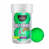 Лубрикант на силиконовой основе Hot Ball Plus с покалывающим эффектом (2 шарика по 3 гр.) - HotFlowers - купить с доставкой в Тольятти