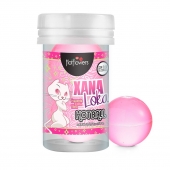 Лубрикант на силиконовой основе с эффектом вибрации Xana Loka Hot Ball (2 шарика по 3 гр.) - HotFlowers - купить с доставкой в Тольятти