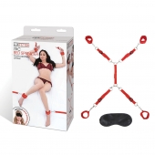 Красная фиксация на матрас Classic Bedspreader - Lux Fetish - купить с доставкой в Тольятти