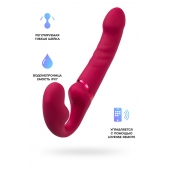 Малиновый безремневой страпон Lapis - 23 см. - Lovense - купить с доставкой в Тольятти