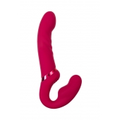 Малиновый безремневой страпон Lapis - 23 см. - Lovense - купить с доставкой в Тольятти