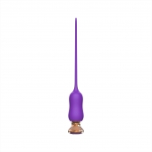 Фиолетовый тонкий стимулятор Nipple Vibrator - 23 см. - I-MOON - купить с доставкой в Тольятти