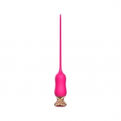 Розовый тонкий стимулятор Nipple Vibrator - 23 см. - I-MOON - купить с доставкой в Тольятти