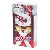 Ароматизированные презервативы Sagami Xtreme COLA - 10 шт. - Sagami - купить с доставкой в Тольятти