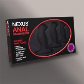 Набор из 3 массажеров простаты чёрного цвета NEXUS ANAL STARTER KIT - Nexus Range - в Тольятти купить с доставкой