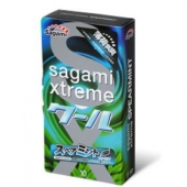 Презервативы Sagami Xtreme Mint с ароматом мяты - 10 шт. - Sagami - купить с доставкой в Тольятти