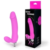 Розовый безремневой страпон Sexy Friend - 1137 - купить с доставкой в Тольятти