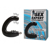Чёрный массажёр простаты серии Sex Expert - Sex Expert - в Тольятти купить с доставкой