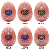 Набор из 6 мастурбаторов-яиц Tenga Egg Variety Pack V - Tenga - в Тольятти купить с доставкой