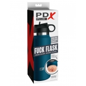 Мастурбатор-вагина в синей колбе F*ck Flask - Pipedream - в Тольятти купить с доставкой