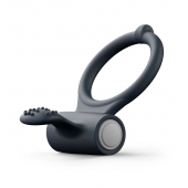 Черное эрекционное кольцо Power Clit - Dorcel - в Тольятти купить с доставкой