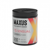 Анатомические презервативы MAXUS Sensual - 15 шт. - Maxus - купить с доставкой в Тольятти
