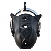 Черный замок верности Extreme Silicone Cock Blocker - Pipedream - купить с доставкой в Тольятти