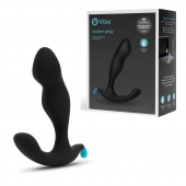Черный утяжеленный анальный стимулятор Rocker Plug - 12 см. - b-Vibe - в Тольятти купить с доставкой