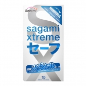 Презервативы Sagami Xtreme Ultrasafe с двойным количеством смазки - 10 шт. - Sagami - купить с доставкой в Тольятти