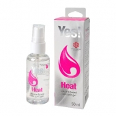 Возбуждающая силиконовая вагинальная смазка Yes Heat - 50 мл. - Sitabella - купить с доставкой в Тольятти