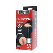 Двусторонний мастурбатор REALSTUFF 2 IN 1 HUMMER MOUTH   VAGINA - ротик и вагина - Dream Toys - в Тольятти купить с доставкой