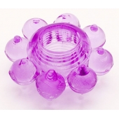 Мягкая фиолетовая гелевая насадка - Toyfa Basic - в Тольятти купить с доставкой
