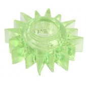 Зеленое эрекционное кольцо-солнце - Toyfa Basic - в Тольятти купить с доставкой