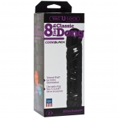 Насадка-фаллоимитатор Vac-U-Lock CodeBlack 8 Inch Classic Dong - 19,3 см. - Doc Johnson - купить с доставкой в Тольятти