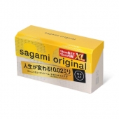 Презервативы увеличенного размера Sagami Original 0.02 XL-size - 12 шт. - Sagami - купить с доставкой в Тольятти