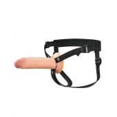Полый страпон на ремнях 8’’ Hollow Silicone Strap-on - Pipedream - купить с доставкой в Тольятти