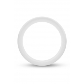 Белое люминесцентное эрекционное кольцо Silicone Glo Cock Ring - Blush Novelties - в Тольятти купить с доставкой