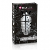 Металлическая анальная пробка Hector Helix Buttplug S - 10 см. - MyStim