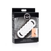 Комплект из 6 прозрачных эрекционных колец Ring Master Custom Ball Stretcher Kit - XR Brands - в Тольятти купить с доставкой