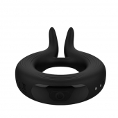 Черное эрекционное кольцо Marry Me Rechargeable Vibrating Cockring - Adrien Lastic - в Тольятти купить с доставкой
