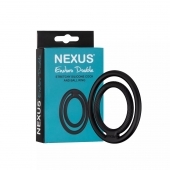 Черное двойное эрекционное кольцо Nexus Enduro Double - Nexus Range - в Тольятти купить с доставкой
