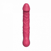 Розовый силиконовый вибратор-реалистик - 22 см. - Secwell